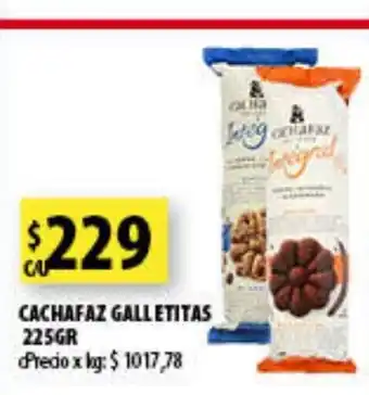 Punto Mayorista Cachafaz Galletitas 225gr oferta