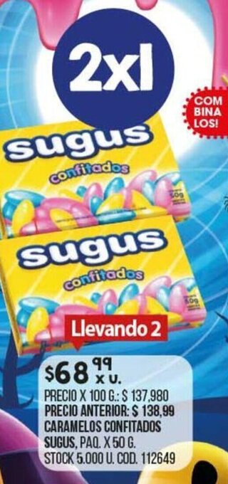 Coto Caramelos Confitados Sugus oferta