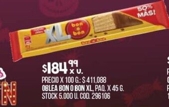 Coto Oblea Bon o Bon oferta