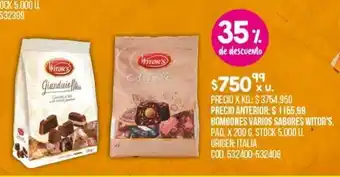 Coto Bombones Varios Sabores Witor's oferta