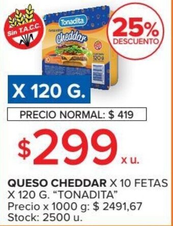 Carrefour Market Queso Cheddar oferta