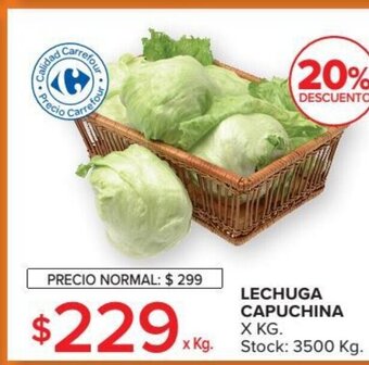 Carrefour Market Lechuga Capuchina oferta