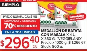 Carrefour Market Medallón de Batata Con Masala oferta