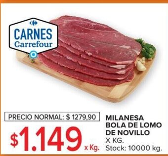 Carrefour Market Milanesa Bola de Lomo De Novillo oferta