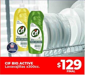 Supermayorista Vital Cif bio active lavavajillas x 300cc oferta