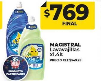 Supermayorista Vital Magistral lavavajillas oferta