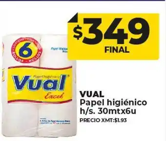 Supermayorista Vital Vual papel higiénico h-s. oferta