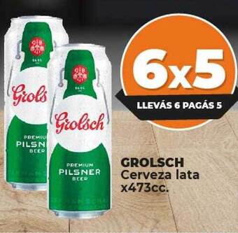 Supermayorista Vital Grolsch cerveza oferta