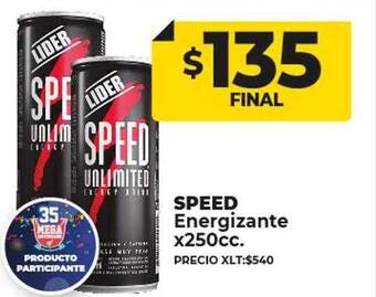 Supermayorista Vital Speed energizante oferta