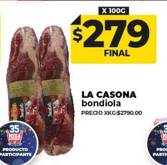 Supermayorista Vital La casona bondiola oferta