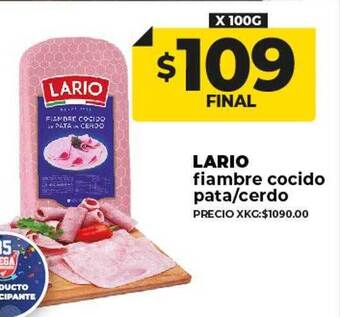Supermayorista Vital Lario fiambre cocido pata cerdo oferta