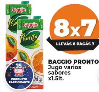 Supermayorista Vital Baggio pronto jugo varios sabores oferta