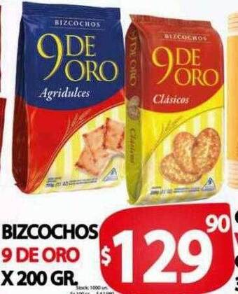 Supermercados Becerra Bizcochos 9 de oro oferta