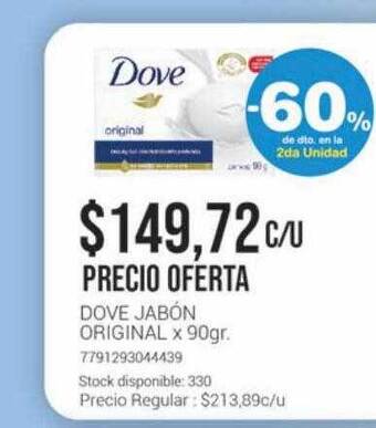 La Santé Dove jabón original oferta