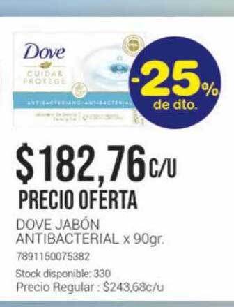 La Santé Dove jabón antibacterial oferta