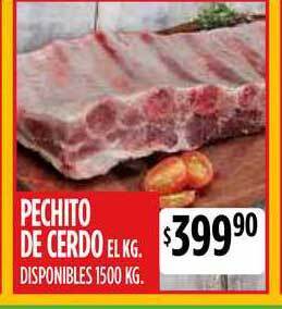 Supermercados Vea Pechito De Cerdo oferta