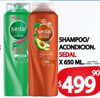 Supermercados Mariano Max Shampoo/Acondicion. Sedal x 650ml oferta