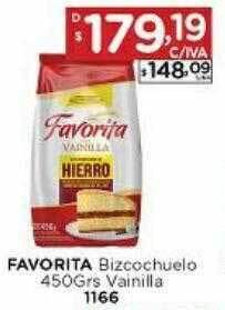 Hipermay Favorita bizcochuelo vainilla oferta