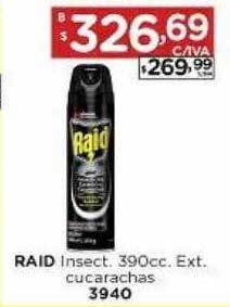 Hipermay Raid insect ext cucarachas oferta