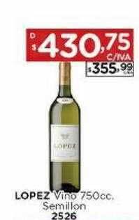 Hipermay Lopez vino 750cc semillon oferta