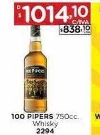 Hipermay 100 pipers whisky oferta