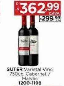 Hipermay Suter varietal vino cabernet malbec oferta