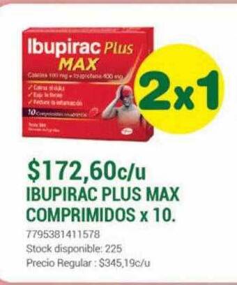La Santé Ibupirac plus max comprimidos oferta
