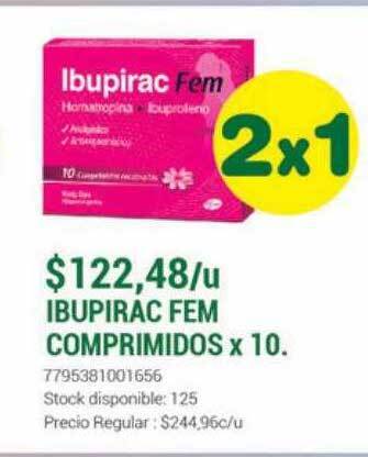 Ibupirac fem comprimidos