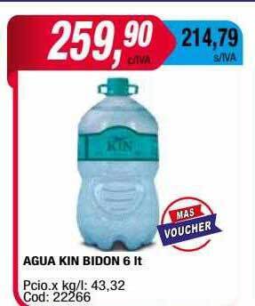 Maxiconsumo Agua kin bidon oferta