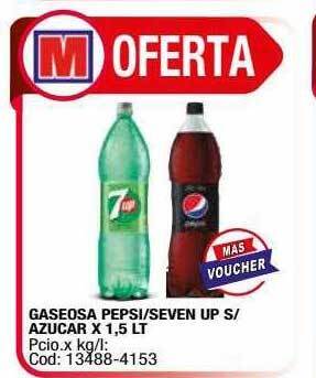 Maxiconsumo Gaseosa pepsi-seven up s-azucar oferta