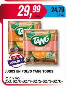 Maxiconsumo Jugos en polvo tang todos oferta