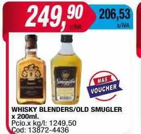 Maxiconsumo Whisky blenders-old smugler oferta