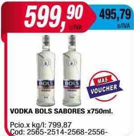 Maxiconsumo Vodka bols sabores oferta