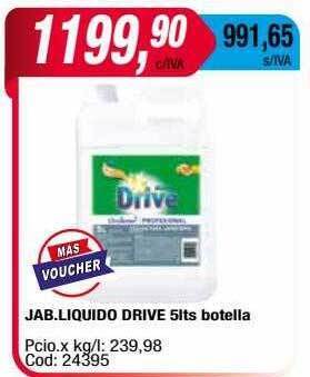 Maxiconsumo Jab.liquido drive 5lts botella oferta