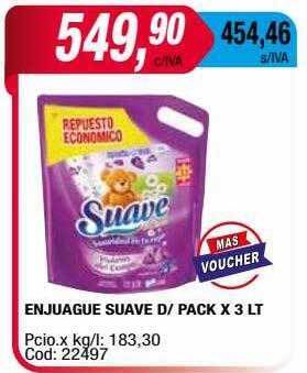 Maxiconsumo Enjuague suave d- pack oferta