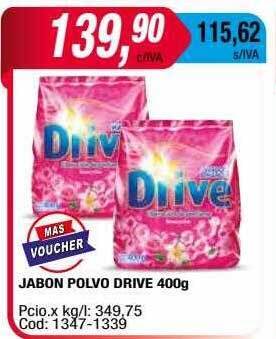 Maxiconsumo Jabon polvo drive oferta