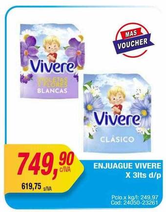 Maxiconsumo Enjuague vivere oferta