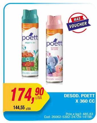 Maxiconsumo Desod. poett x 360 cc oferta