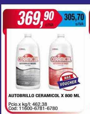 Maxiconsumo Autobrillo ceramicol oferta