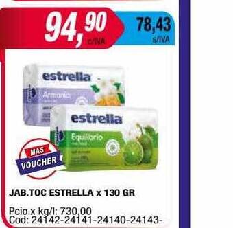 Maxiconsumo Jab.toc estrella x 130 gr oferta