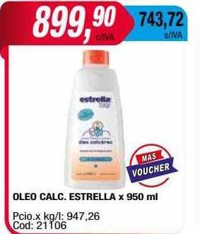 Maxiconsumo Oleo calc. estrella oferta