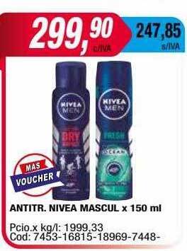 Maxiconsumo Antitr. nivea mascul oferta