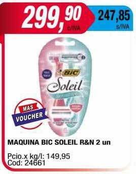 Maxiconsumo Maquina bic soleil r&n oferta