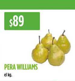 Supermercados Vea Pera Williams oferta