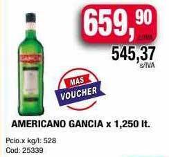 Maxiconsumo Americano gancia oferta