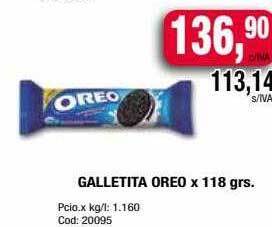Maxiconsumo Galletita oreo x 118 grs oferta