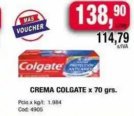 Maxiconsumo Crema colgate x 70 grs oferta