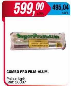 Maxiconsumo Combo pro film-alum oferta