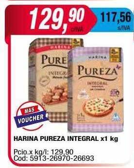 Maxiconsumo Harina pureza integral oferta