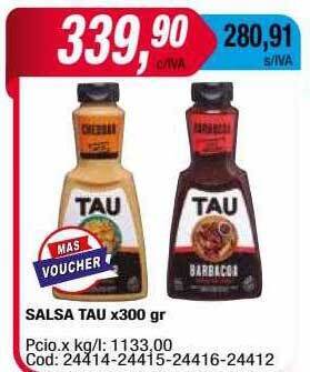 Maxiconsumo Salsa tau x300 gr oferta